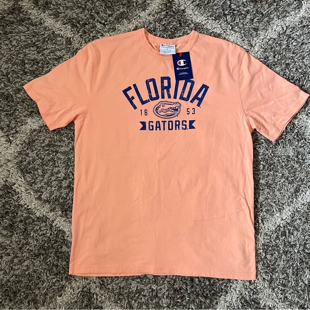 NWT UF Champion Men’s T Shirt Large Peach